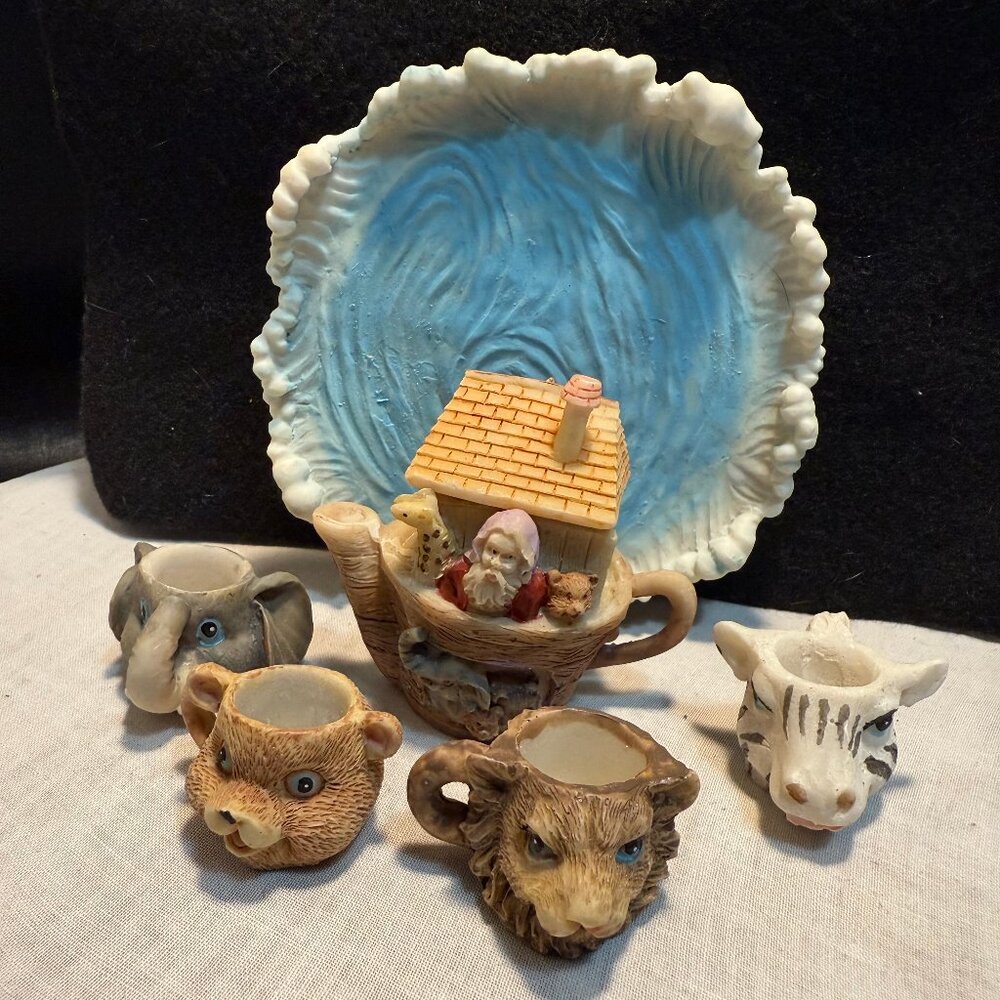 Miniature Resin Oath’s Ark Tea Set